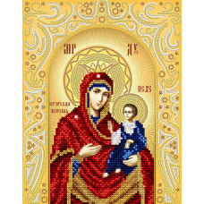 Икона для вышивки бисером "Божия Матерь Иверская" (Схема или набор)